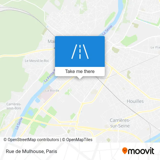 Rue de Mulhouse map