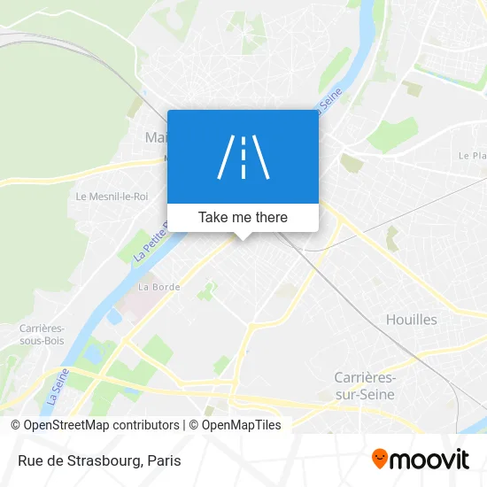 Rue de Strasbourg map