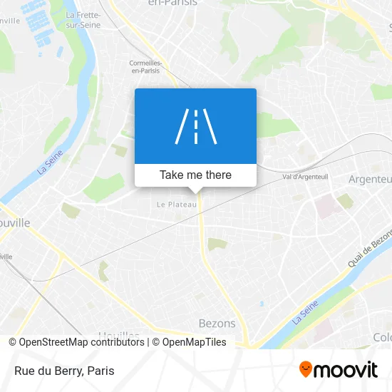 Rue du Berry map