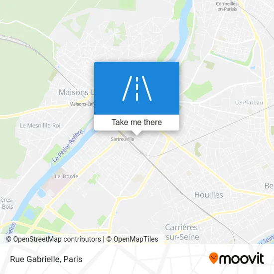 Rue Gabrielle map