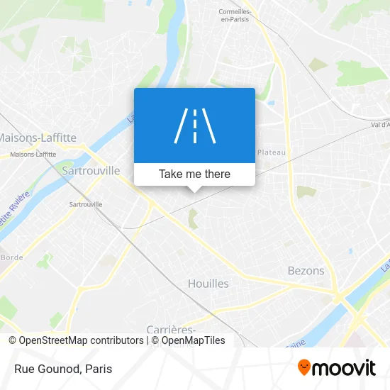 Rue Gounod map