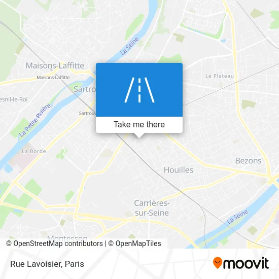 Rue Lavoisier map
