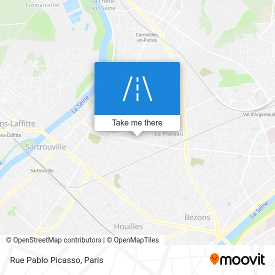 Rue Pablo Picasso map