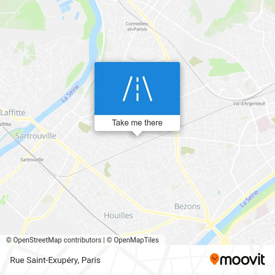 Rue Saint-Exupéry map