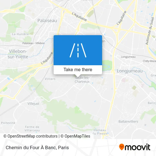 Chemin du Four À Banc map
