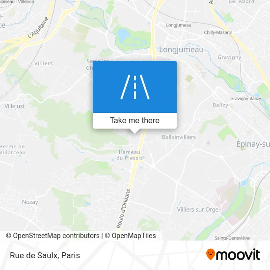 Rue de Saulx map