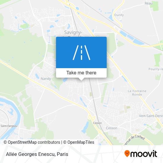 Allée Georges Enescu map