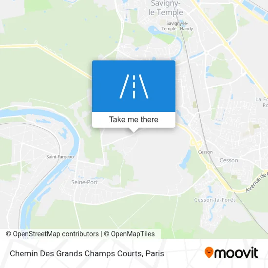 Chemin Des Grands Champs Courts map