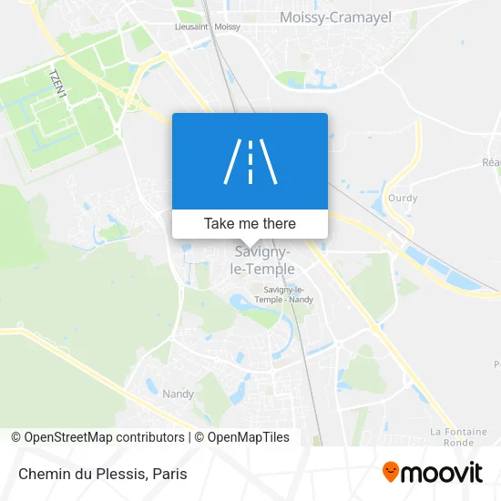 Chemin du Plessis map