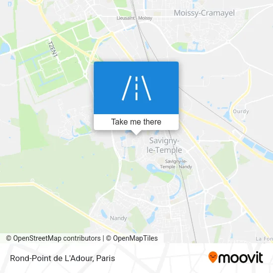 Rond-Point de L'Adour map