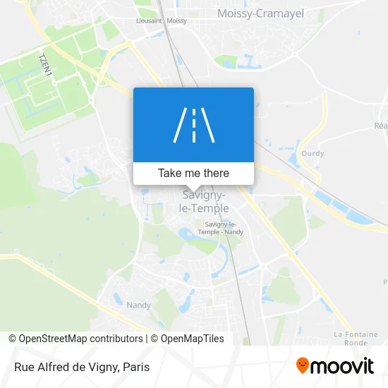 Rue Alfred de Vigny map