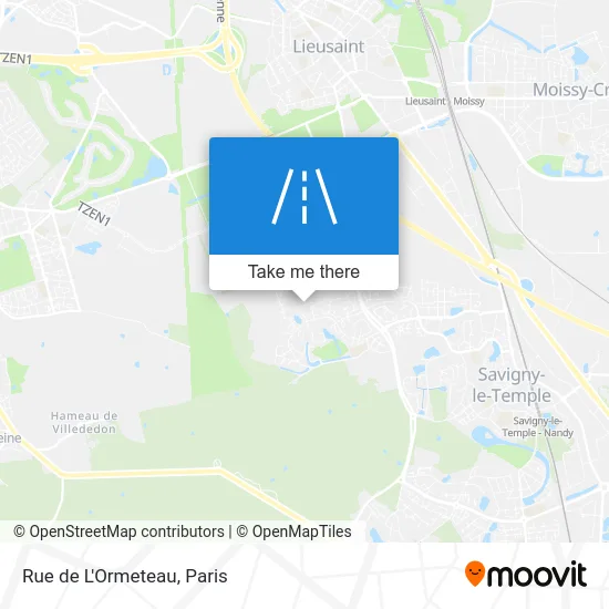 Rue de L'Ormeteau map