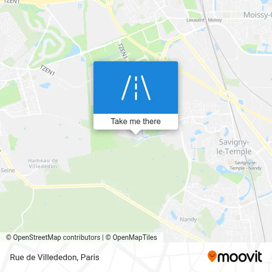 Rue de Villededon map