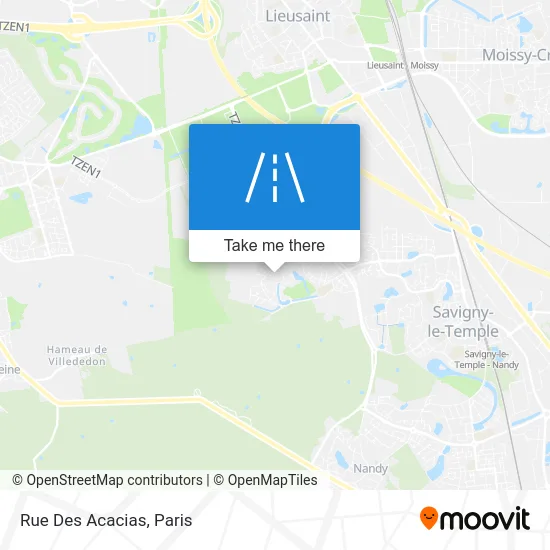 Rue Des Acacias map