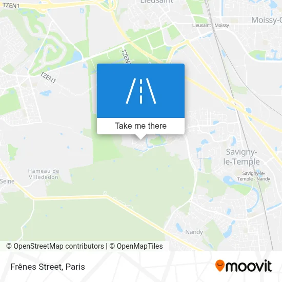 Rue Des Frênes map
