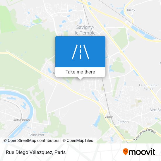 Rue Diego Vélazquez map