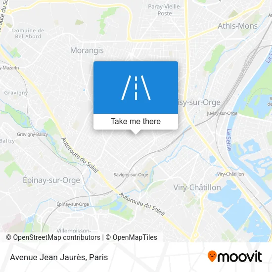 Avenue Jean Jaurès map