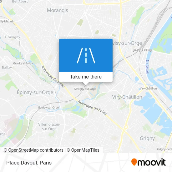 Place Davout map