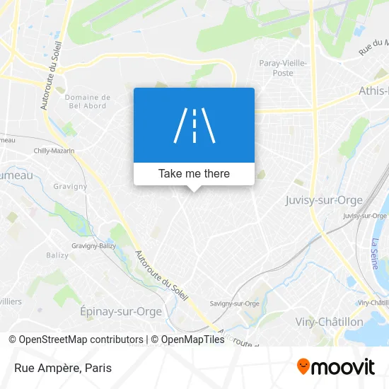 Rue Ampère map