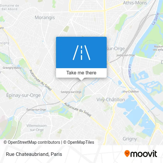 Rue Chateaubriand map