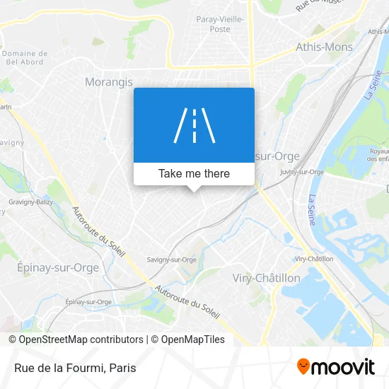Rue de la Fourmi map