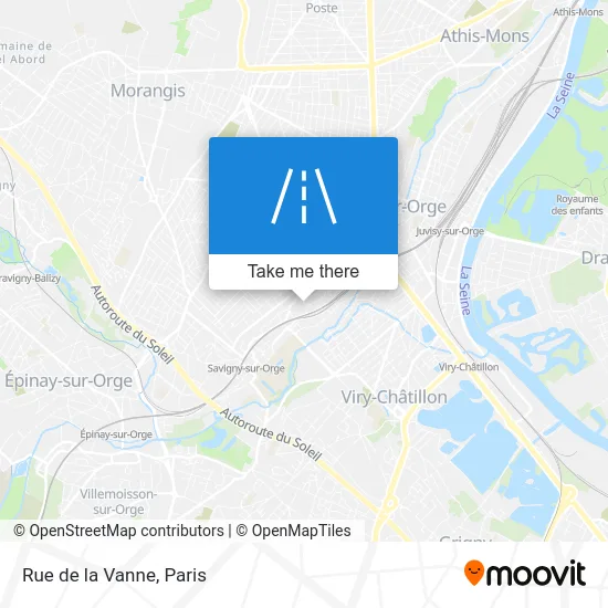 Rue de la Vanne map