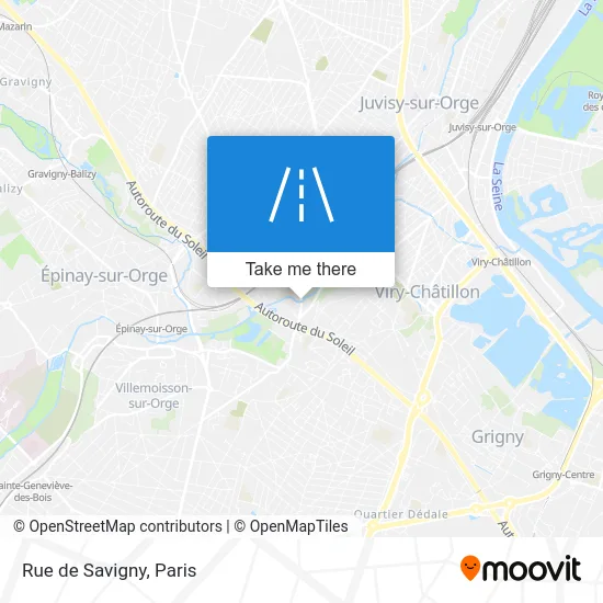 Rue de Savigny map