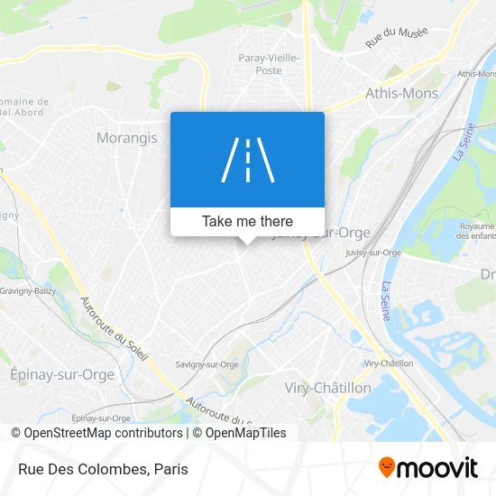 Rue Des Colombes map