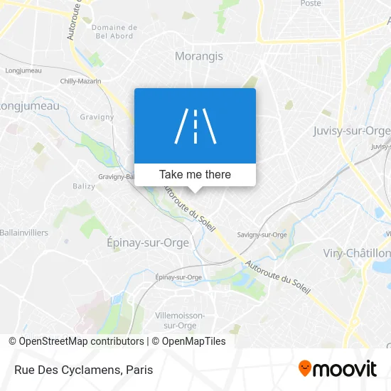 Rue Des Cyclamens map