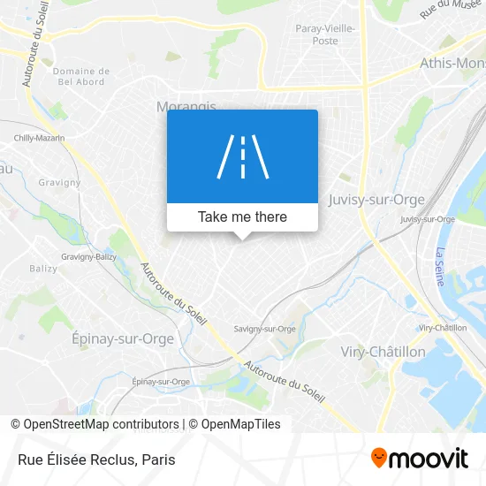 Rue Élisée Reclus map