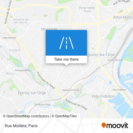 Rue Molière map