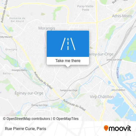 Rue Pierre Curie map