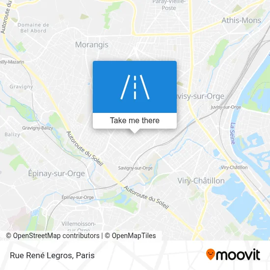 Rue René Legros map