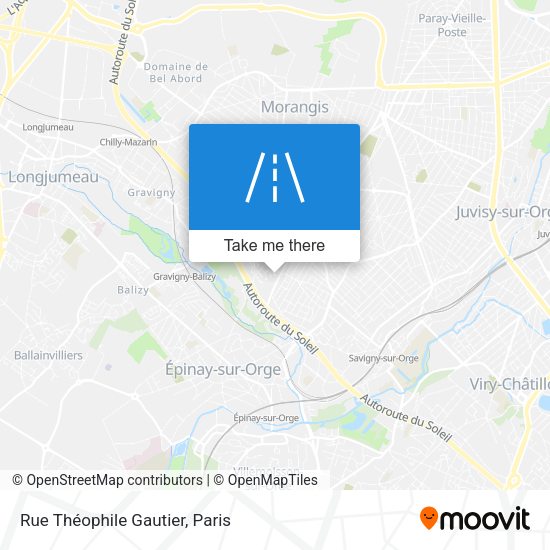 Rue Théophile Gautier map