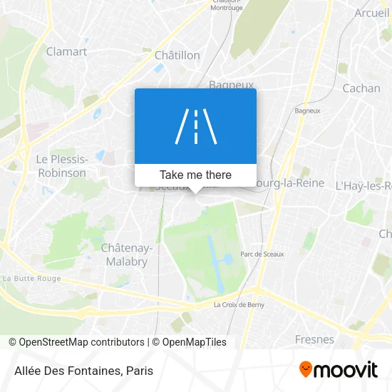 Allée Des Fontaines map