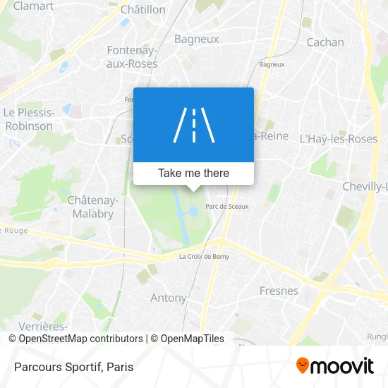 Parcours Sportif map