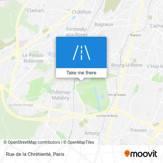 Rue de la Chrétienté map