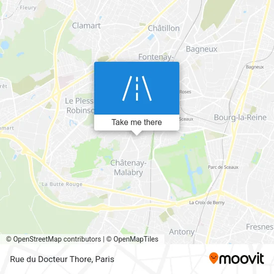 Rue du Docteur Thore map