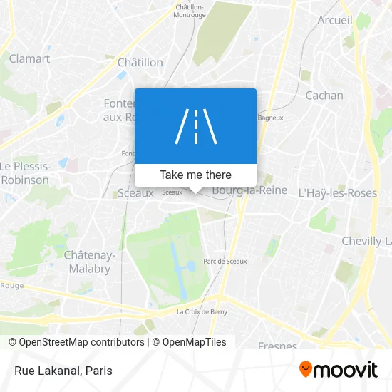 Rue Lakanal map