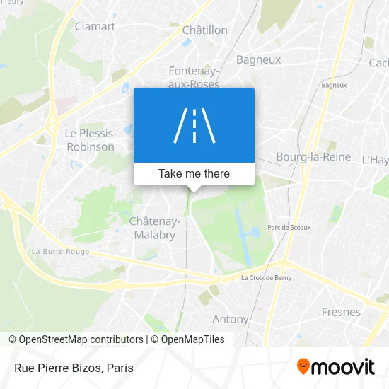Rue Pierre Bizos map