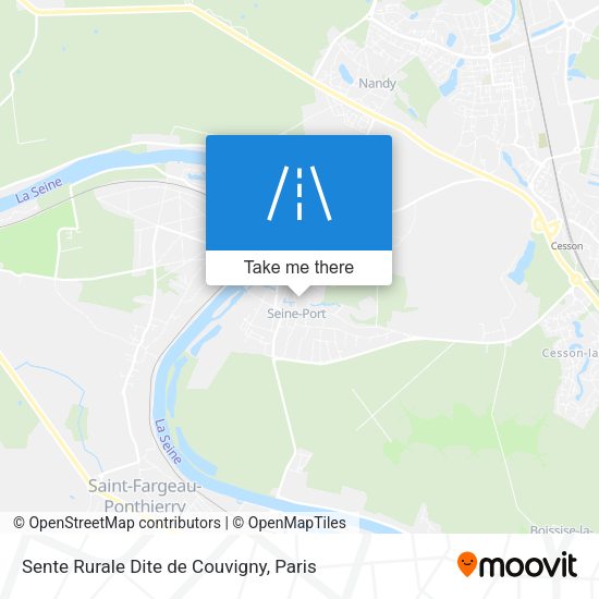 Sente Rurale Dite de Couvigny map