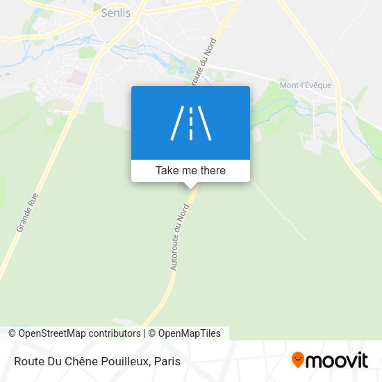 Route Du Chêne Pouilleux map