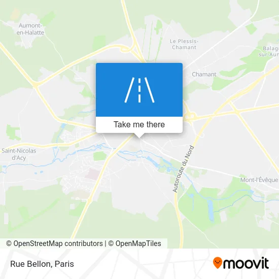 Mapa Rue Bellon
