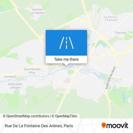 Rue De La Fontaine Des Arènes map