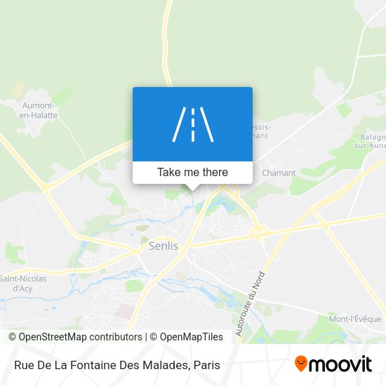 Rue De La Fontaine Des Malades map
