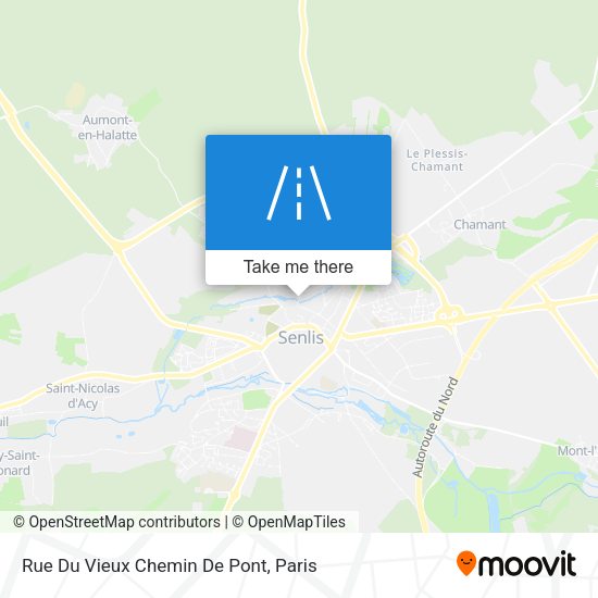 Rue Du Vieux Chemin De Pont map