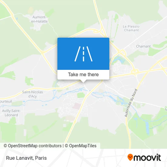 Rue Lanavit map