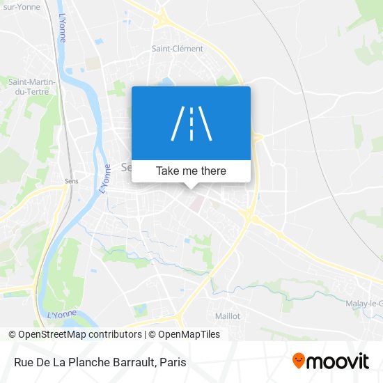 Rue De La Planche Barrault map