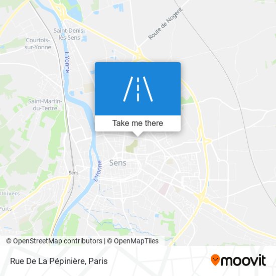 Rue De La Pépinière map