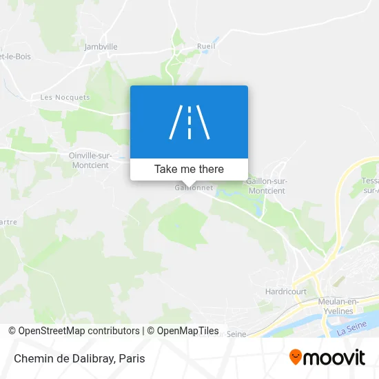 Chemin de Dalibray map